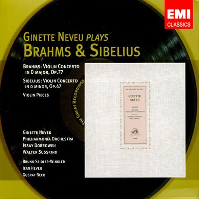 VIOLIN CONCERTOS/ GINETTE NEVEU, ISSAY DOBROWEN [안동림교수의 이한장의 아름다운 명반 24]