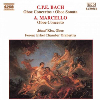 OBOE CONCERTOS/ JOZSEF KISS, FERENC ERKEL [C.P.E 바흐 & 마르첼로: 오보에 협주곡 - 요제프 키스]