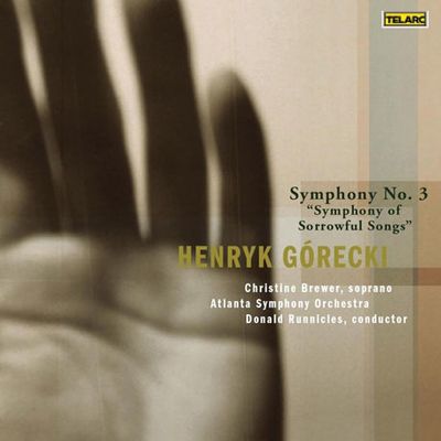 SYMPHONY NO.3 `SYMPHONY OF SORROWFUL SONGS`/ CHRISTINE BREWER, DONALD RUNNICLES