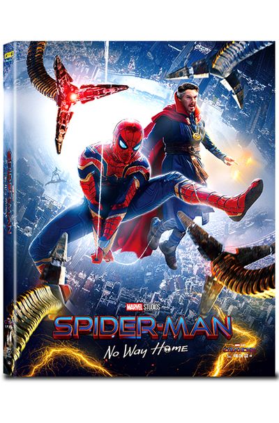 스파이더맨: 노 웨이 홈 4K UHD+BD [A2 풀슬립 스틸북 한정판] [SPIDER-MAN: NO WAY HOME]