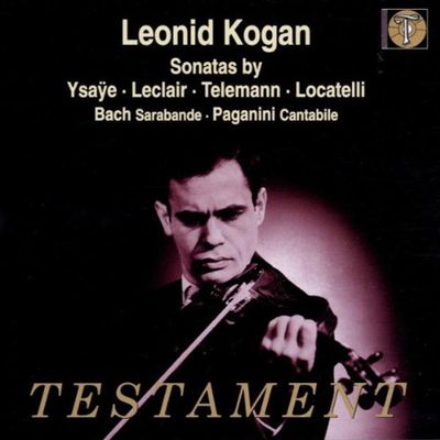 SONATAS BY YSAYE LECLAIR TELEMANN LOCATELLI, ETC