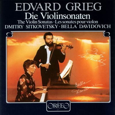 VIOLIN SONATAS/ DMITRY SITKOVETSKY, BELLA DAVIDOVICH [그리그: 바이올린 소나타 - 드미트리 시트코베츠키]