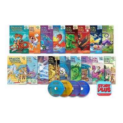 大きな取引 CD (with #1-17 Masters Dragon & (NEW Set Storyplus)+Wordbook 洋書