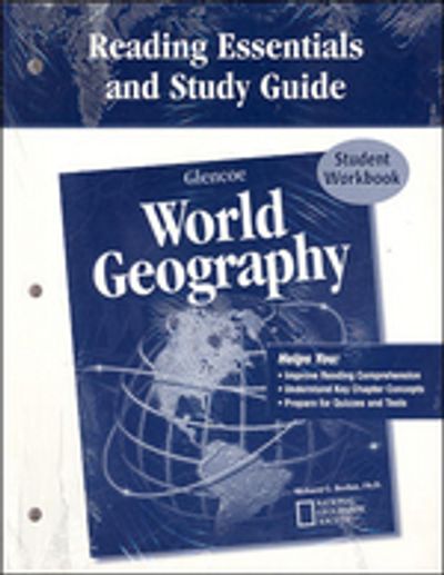 Glencoe World Geography Reading Essentials and Study Guide Student ...