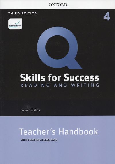 Q Skills for Success: Reading and Writing 4 Teacher's handbook