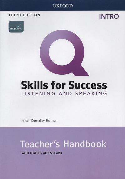 Q: Skills for Success: Intro Level: Listening and Speaking Teacher&#39;s Handbook with Teacher&#39;s Access Card [ペーパーバック] Oxford Amazon | Q: Skills for Success: Intro Level: Listening and