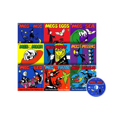 Meg And Mog Books & CD Set (전9권) 메그와 모그 원서 9종 세트 (CD 