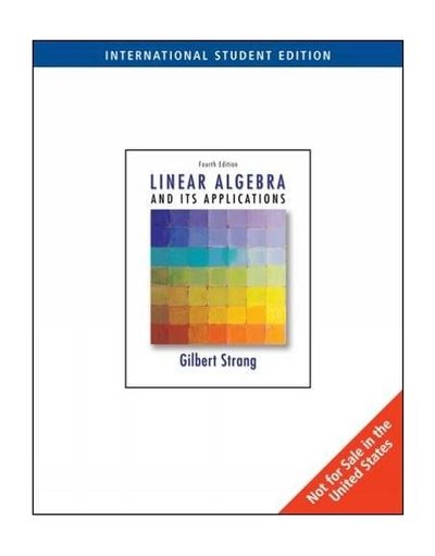 Linear Algebra and Its Applications (International Student