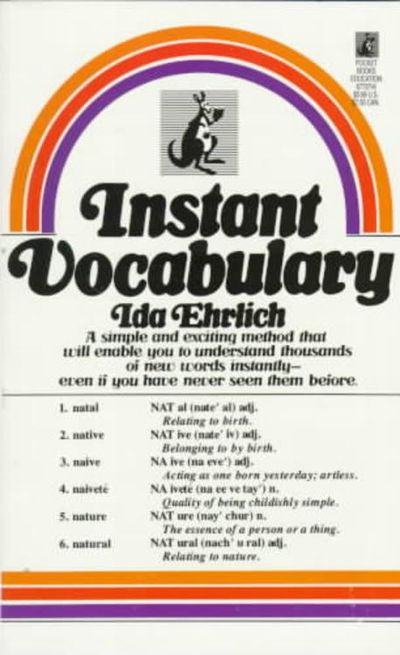 Instant Vocabulary | Ehrich, Ida - 교보문고