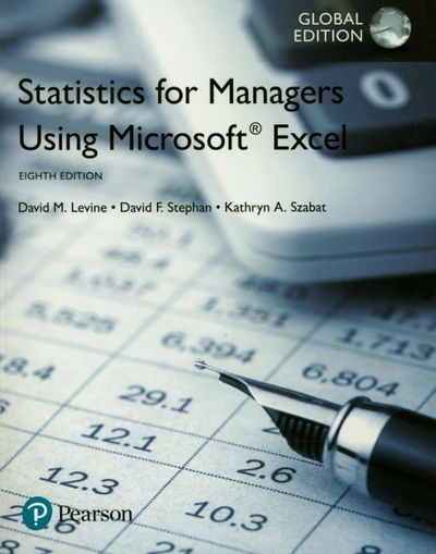 Statistics for Managers Using Microsoft Excel | David M. Levine