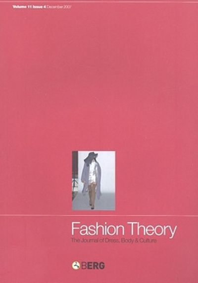 Fashion Theory : The Journal of Dress, Body & Culture | Steele, Valerie -