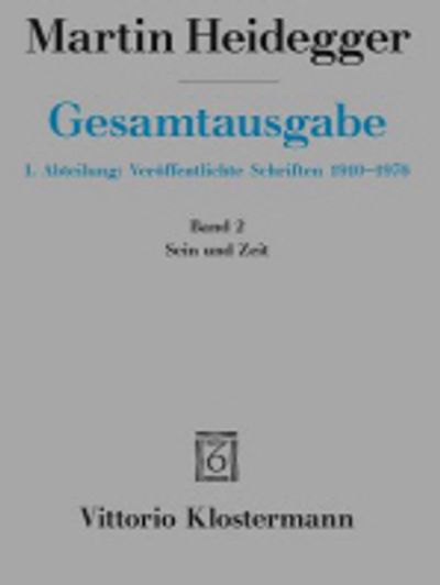 Martin Heidegger, Sein Und Zeit (1927) - 교보문고