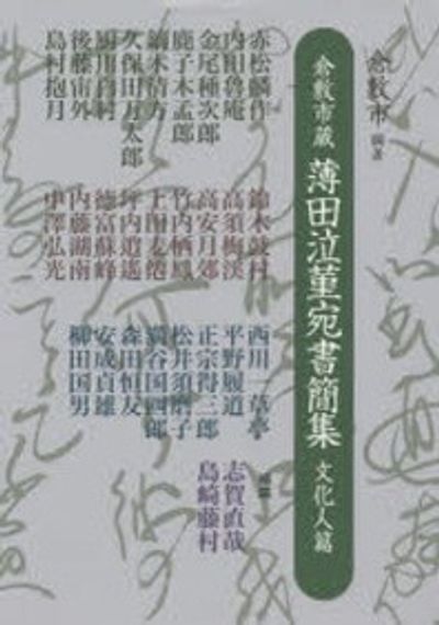 【中古】 倉敷市蔵薄田泣菫宛書簡集 詩歌人篇/八木書店/倉敷市 倉敷市蔵 薄田泣菫宛書簡集 詩歌人篇(倉敷市編) / 八木書店古書