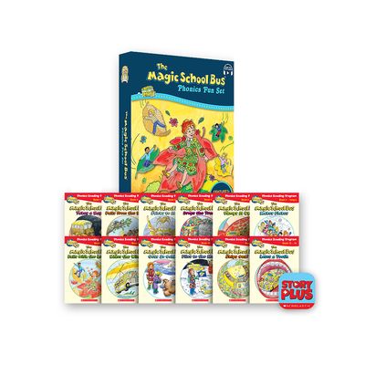 絵本・児童書 The Magic School Bus Phonics Fun Set The Magic School Bus Phonics Fun 12종 세트 (with Storyplus QR