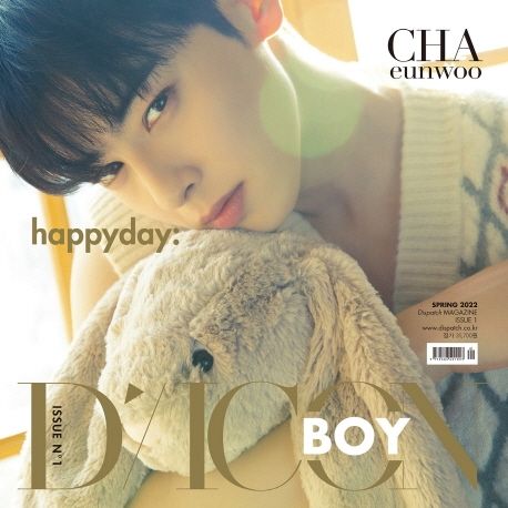 DICON BOY 디아이콘 보이 ISSUE N.1 CHA EUNWOO 차은우 happyday B-type 대표 이미지