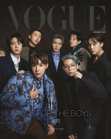 VOGUE HONG KONG 보그 홍콩 (2022년 1월호)(B형): BTS(방탄소년단) 커버