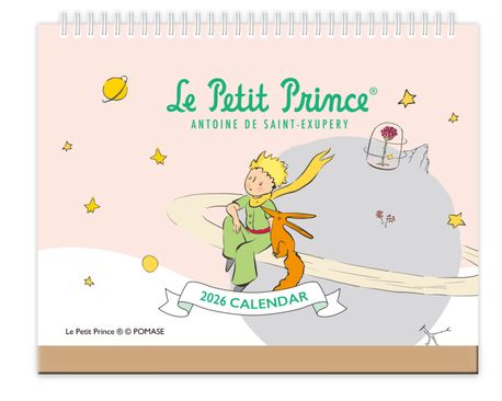 어린왕자 마음의 눈으로 보이는 것들 미니 탁상달력(가로형)(2026)