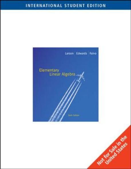 Elementary Linear Algebra | Ron Larson - 교보문고