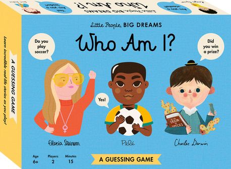 thumbnail interactive-video image 1 of Little People Big Dreams Guessing Game - Who Am I? Educational Family Card Game 1 of 14