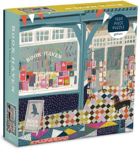 Book Haven 1000 Piece Puzzle in Square Box | Galison - 교보문고