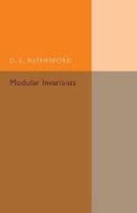 Net Modular Rutherford Modular Invariants | D. E. Rutherford - 교보문고