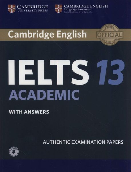Cambridge IELTS 13 Academic with Answers with Audio (오디오포함