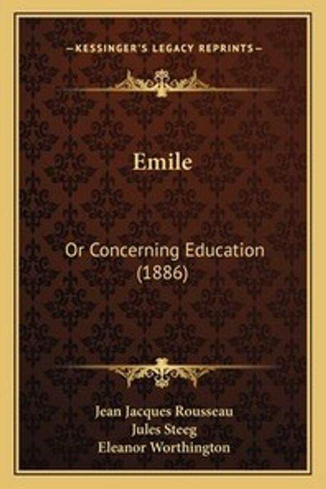 Emile | Rousseau, Jean Jacques - 교보문고