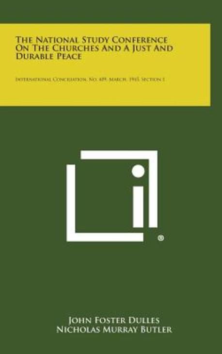 The National Study Conference on the Churches and a Just and Durable ...