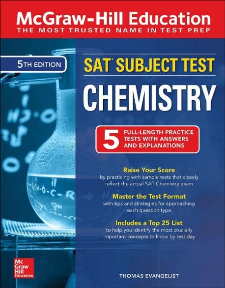 McGraw-Hill Education SAT Subject Test Chemistry, 5/E(Paperback ...