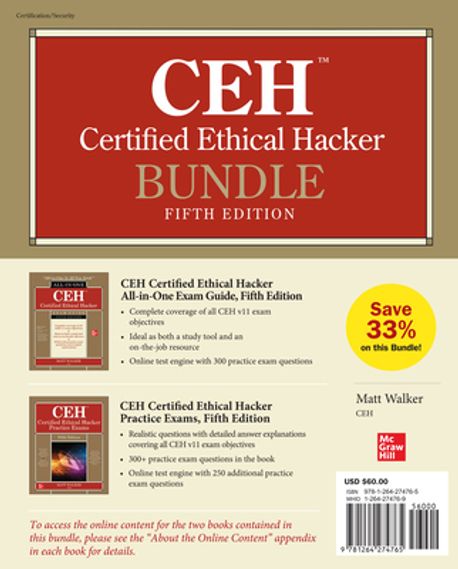 Ceh Certified Ethical Hacker Bundle, Fifth Edition | Walker, Matt - 교보문고
