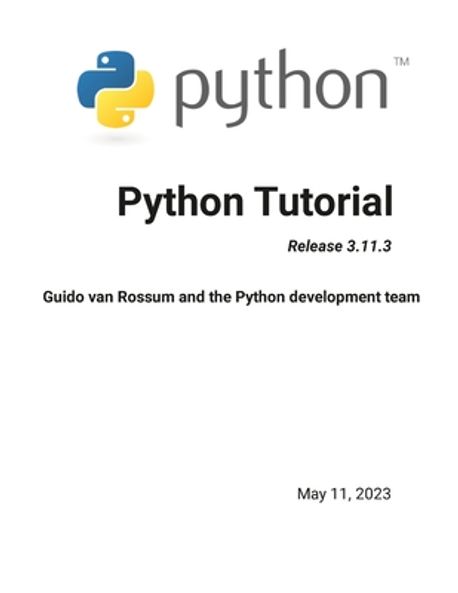 Python Tutorial 3.11.3 | Van Rossum, Guido - 교보문고