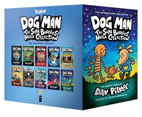 Dog Man #1-10 Boxed Set:The Supa Buddies Mega Collection - 교보문고