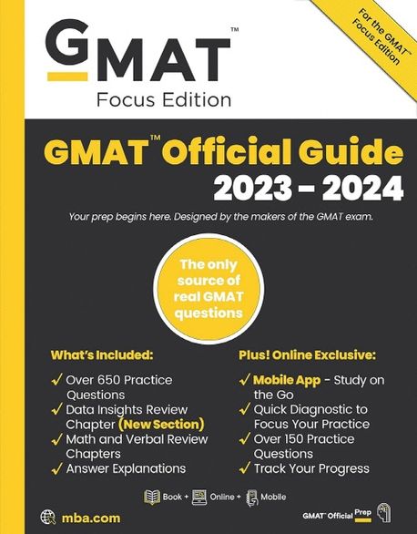 語学・辞書・学習参考書 MEISTER GMAT Seminar MBA GMAT Official Guide 2023-2024, Focus Edition | Graduate