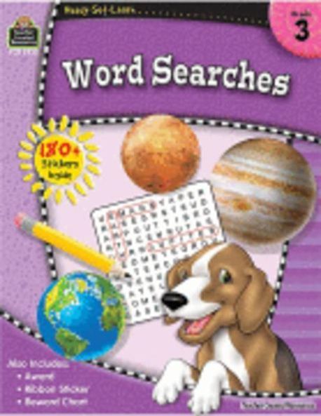 Word Searches, Grade 3 [With 180+ Stickers] | Levin, Ina Massler - 교보문고