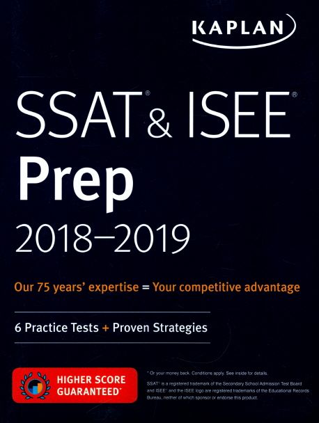 SSAT &amp; ISEE Prep 2018-2019 | Kaplan Test Prep - 교보문고