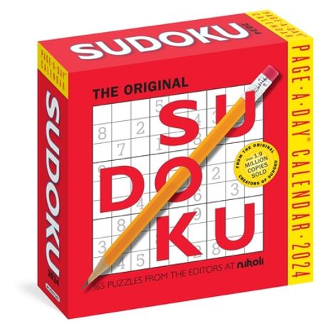 Original Sudoku Page-A-Day Calendar 2024 대표 이미지