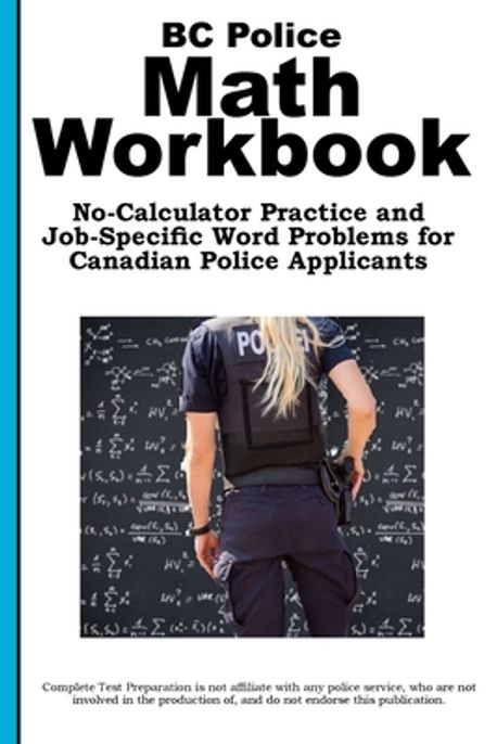 BC Police Math Workbook | Complete Test Preparation Inc - 교보문고
