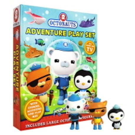 Octonauts Adventure Play Set : 바다탐험대 옥토넛 플레이북 (미니 피규어 3개 포함) | Steve ...