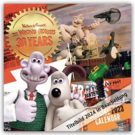 Wallace &amp; Gromit 2024 Square Wall Calendar | Danilo Promotions Limited ...