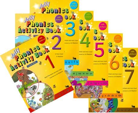 Jolly Phonics Activity Books 1-7 Set(in print letters) | Sara Wernham ...