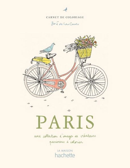 Paris: Une collection d'images de createurs parisiens a colorier