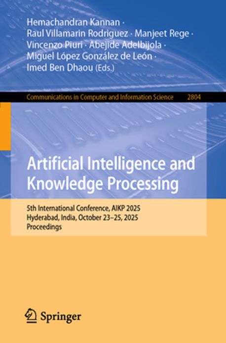 Artificial Intelligence and Knowledge Processing | Kannan, Hemachandran ...
