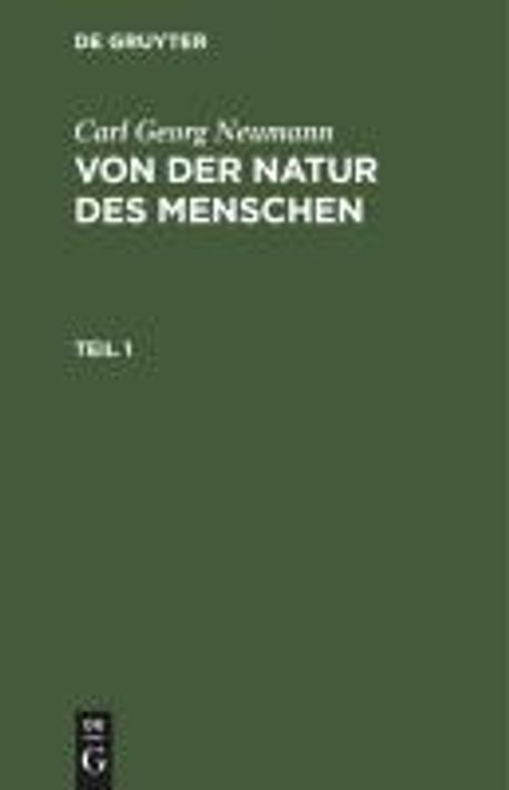 Carl Georg Neumann | Neumann, Carl Georg - 교보문고