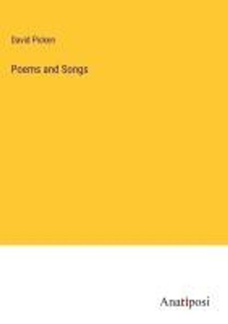 Poems and Songs | Picken, David - 교보문고