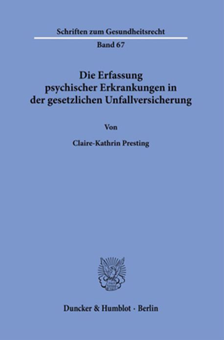 Die Erfassung Psychischer Erkrankungen in Der Gesetzlichen ...