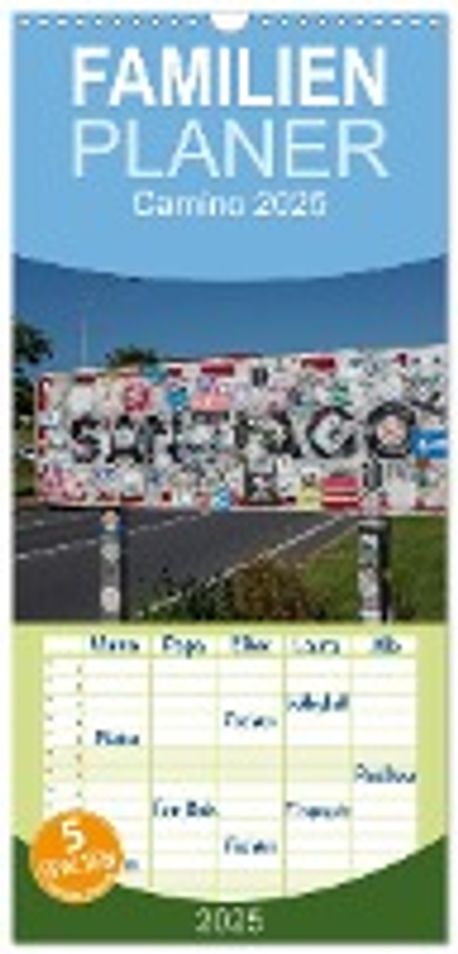 Family Calendar 2025 Alpha Edition - Foto-Bastel-Familienplaner 2025 Bastelkalender, 19,5x45cm, Wandkalender Mit 5 Spalten Für Termine, Mondphasen, Ferientermine DE/AT/CH Und Deutsches Kalendarium : ALPHA EDITION Gezinsplanner 2021