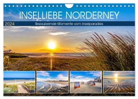 INSELLIEBE NORDERNEY (Wandkalender 2024 DIN A4 quer), CALVENDO