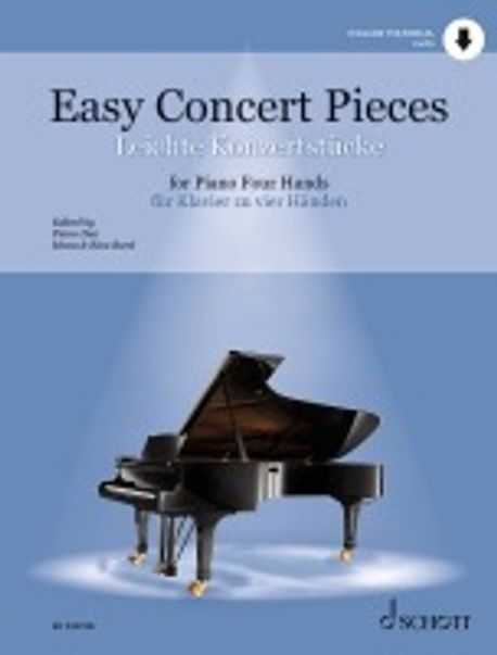 Easy Concert Pieces for Piano Four Hands Play-Along with Online Audio ...