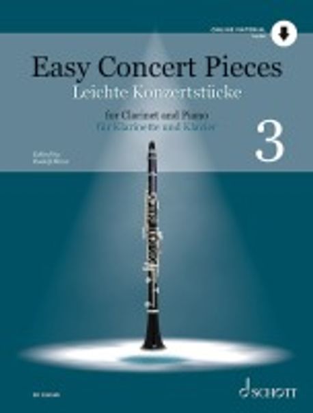 Easy Concert Pieces - Volume 3 for Clarinet and Piano - 14 Pieces from ...