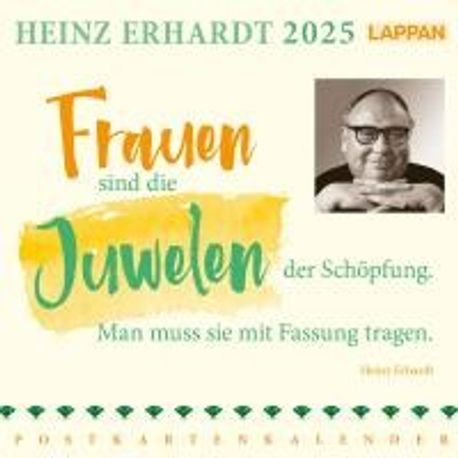 Heinz Erhardt Postkartenkalender 2025  Erhardt, Heinz - 교보문고